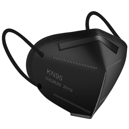 Zoro Select KN95 Face Mask, Black, 20-Count KN95BLACKBOX